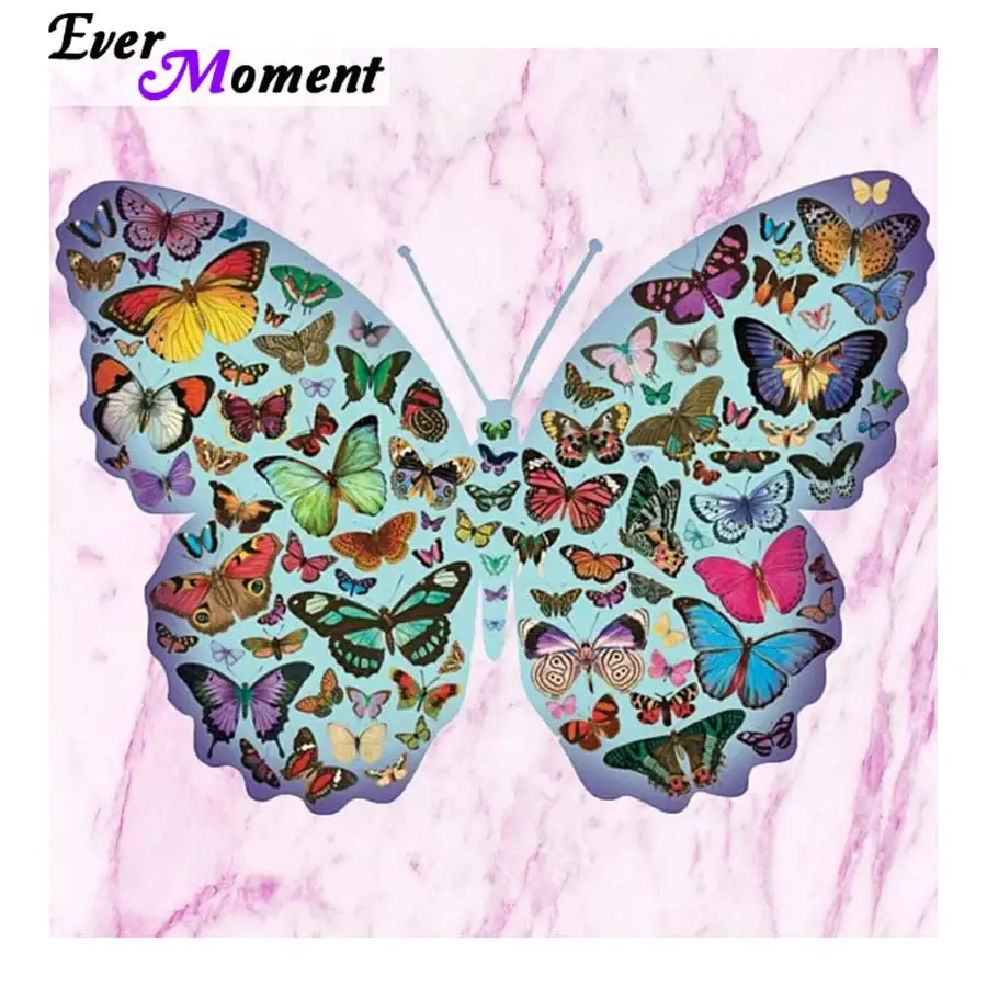 

Diamond painting butterfly wall painting diamond embroidery kit patterns square resin diamond painting calligraphy decor ASF678