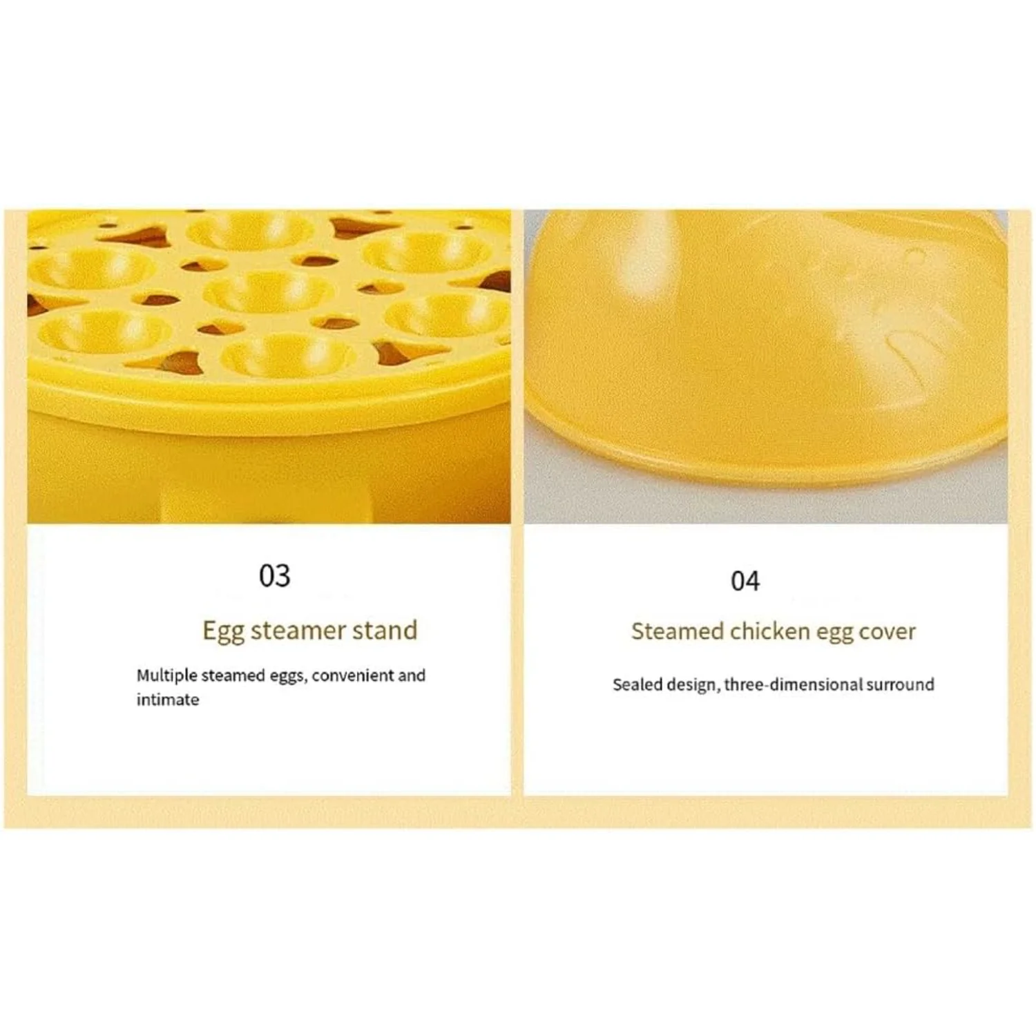 Egg Cooker, 7 Egg Capacity, Automatic Shut Off Multi- Quick Egg Boiler for Dumpling Milk  Tool- Plug Easy to Use