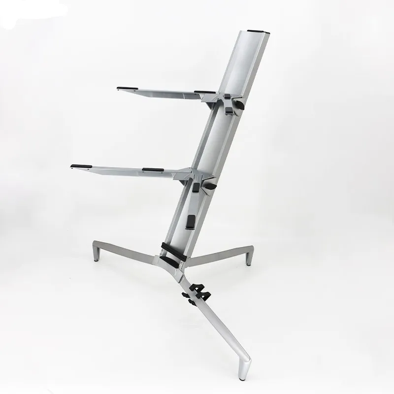 Aluminium Alloy Musical Rack Holder Double 2 Tier Spider Pro Keyboard Stand Electronic Piano Keyboard Stand