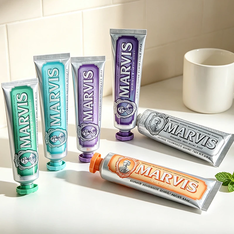 New Marvis Mint Toothpaste Premium Oral Care Lasting Fresh Breath Deep Clean Remove Surface Stains Soothing Gum Gentle Products