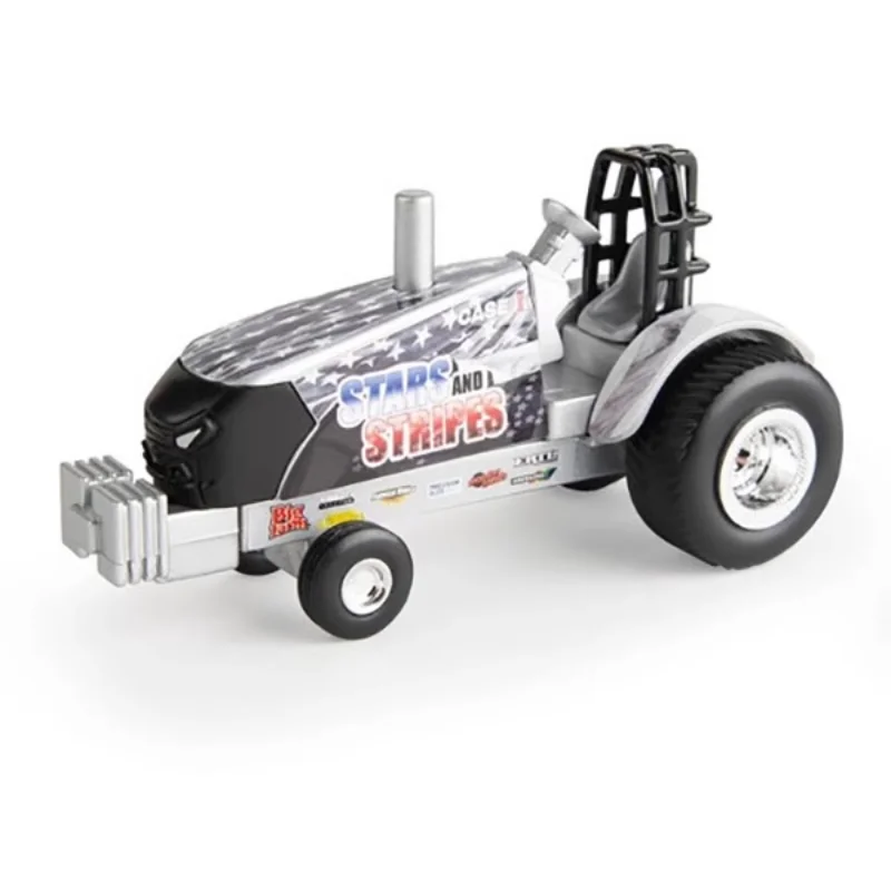 ダイキャスト ERTL 1:64 スケール星条旗プルケース極端な合金トラクターモデルグッズおもちゃギフトお土産ディスプレイ装飾
