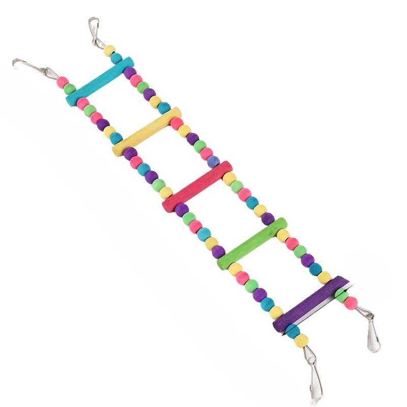 

*Bird Toys Natural Toys Bird Cage Accessories Ladder Color Small Ladder Swing Climbing Ladder