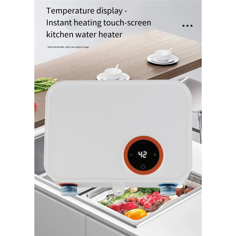 UNCL EU 플러그 5500W 전기 온수기 탱크리스 즉시 온수 소형 220V 주방 욕실 난방