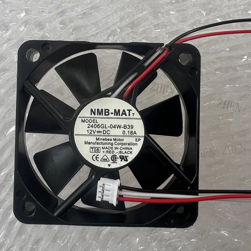 S New for  NMB 2406GL-04W-B39 12V 0.18A 3-wire Inverter Cooling Fan#QW