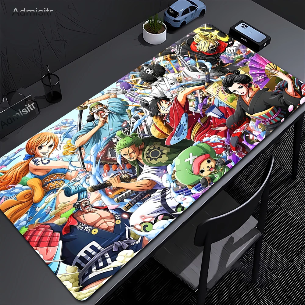 Anime One Piece Mousepad Mouse Mat Desk Mat With Pad Gaming Accessories Prime Gaming XXL Keyboard Pad Padding Mat