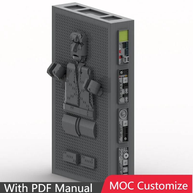 

1556, детали MOC, серия Star Battle, карбонатная мега-фигурка, модель, коллекция строительных блоков на заказ, креативная сборка, подарок