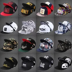 Summer Hipster Men's Flat-brimmed Baseball Cap Casual All-match Hip Hop Hat Women Outdoor Street Summer Sun Protection Hats