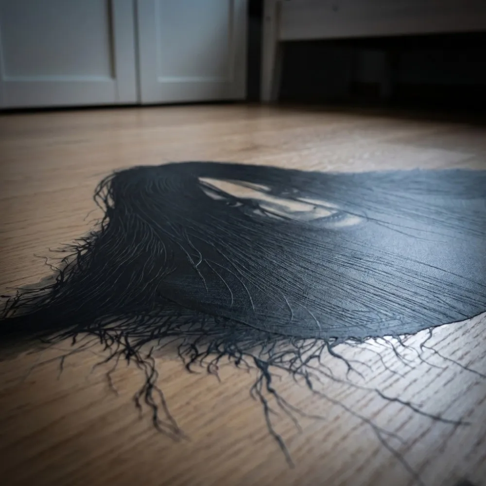 Waterproof 2D Flat Floor Decals PVC Material Witch Pattern Wall Stickers Ghost Pattern Realistic Removable Stickers Party Decor