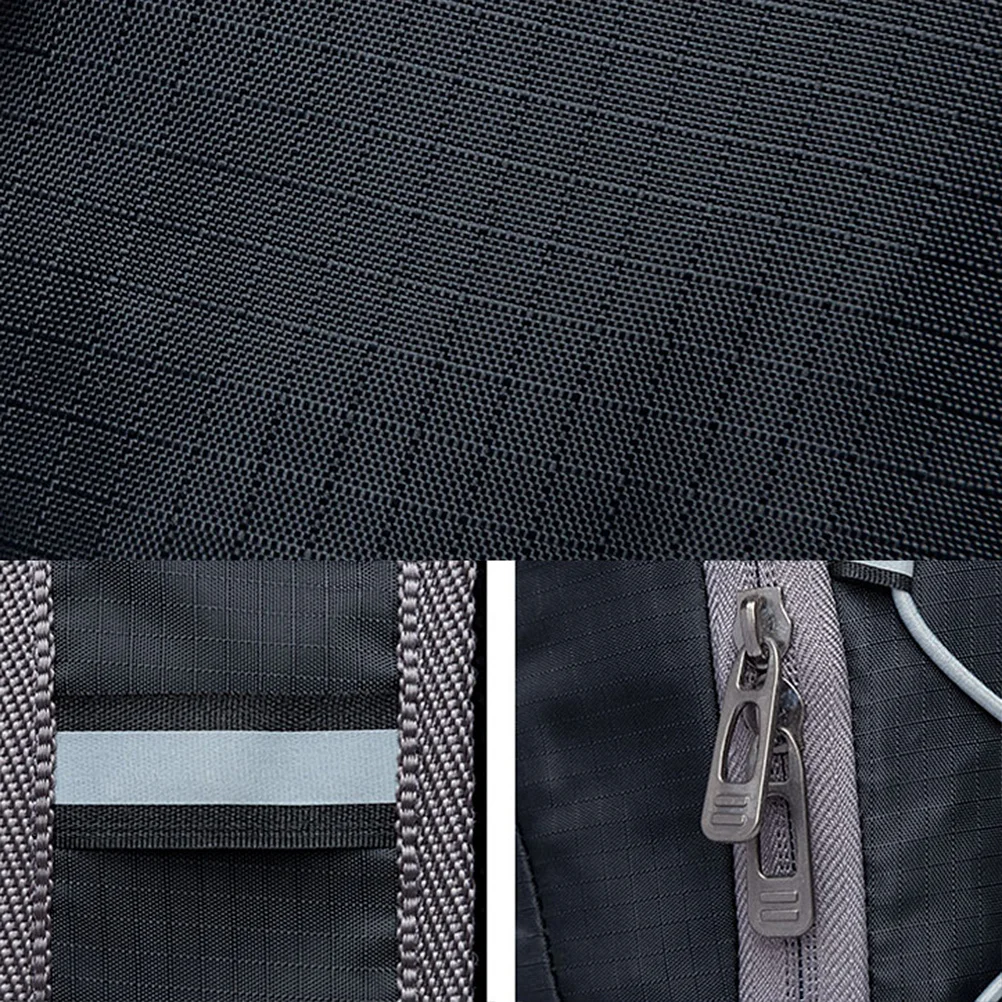 Cross-Country Running Backpack Black Large Capacity Lightweight Men Unisex Sports Travel Hiking Cycling Mountaineering Daypack