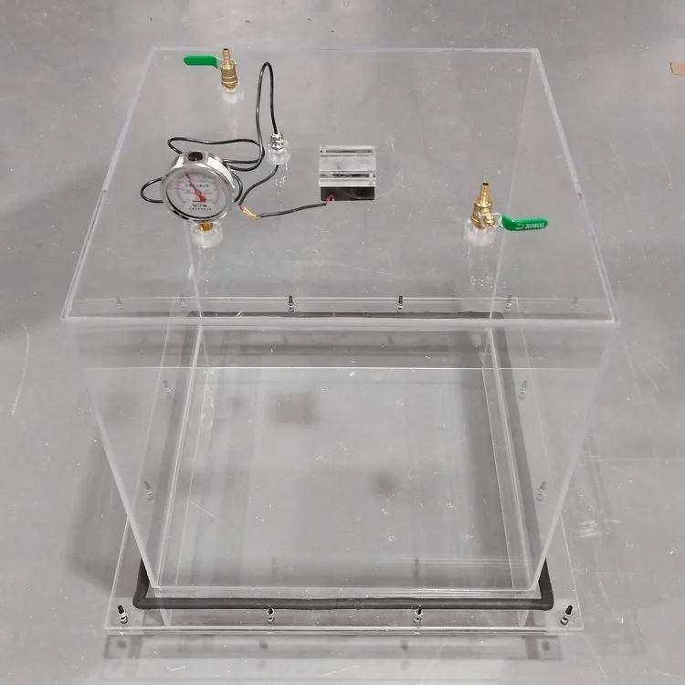 Kotak uji tekanan rendah plexiglass