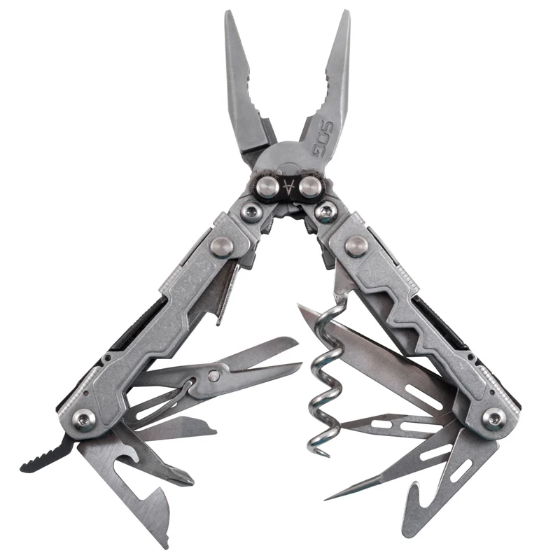 Imagem -05 - Powerlitre Multi-tool Tactical Alicatador Dobrável Mini Edc Pocket Ferramentas Multifuncionais Sobrevivência Outdoor Camping Gadgets Sog17 in