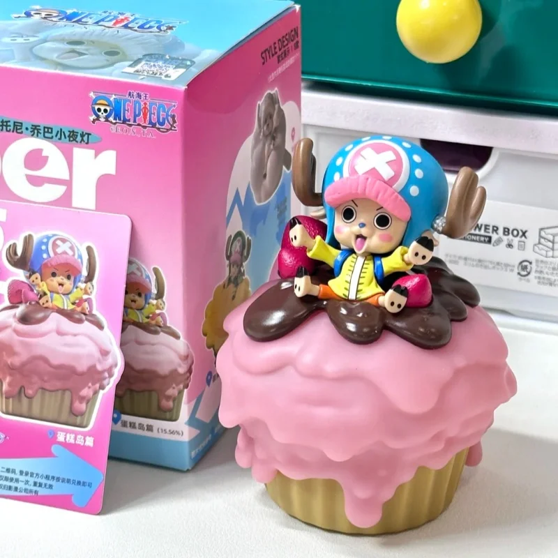 

Genuine Anime One Piece Tony Tony Chopper Mystery Blind Box Nightlight Figure Bedroom Luminous Ornaments Kids Birthday Cute Gift