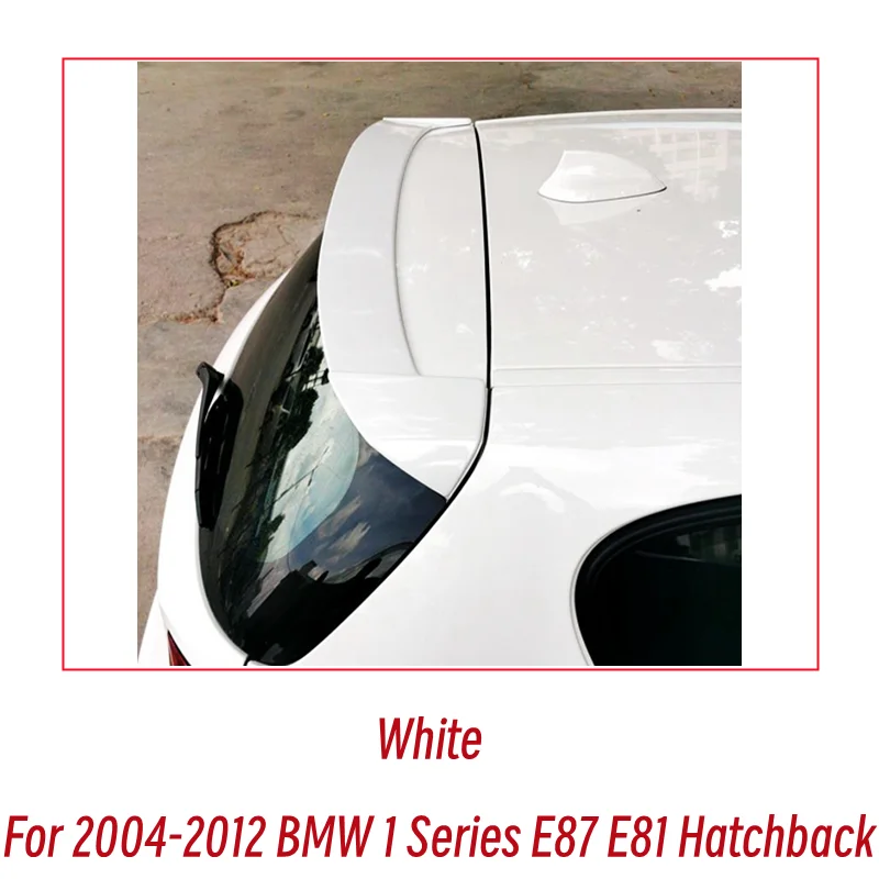 Voor BMW 1 Serie E87 E81 116i 120i 118i Hatchback 2004-2012 Achterdak Kofferdeksel Spoiler Vleugels auto Zwart Carbon Tuning Accessorie