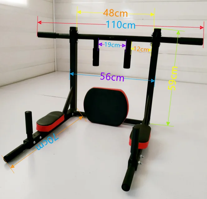 Barre horizontale murale pour appareil de traction, équipement de fitness intérieur à domicile, étagère parallèle pour sacs de sable