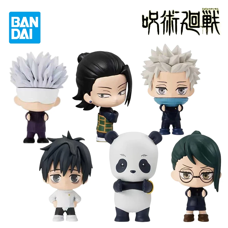 

Original Bandai Jujutsu Kaisen Gashapon Satoru Gojo Geto Suguru Inumaki Toge Yuta Okkotsu Panda Collectible Model Trendy Toys