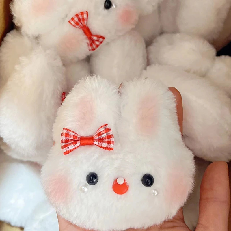 Cartoon Rabbit Keychain Pendant Cute Fashion Plush Doll Toy Keychain Kawaii Creative Backpack Decorations Accessories Gifts
