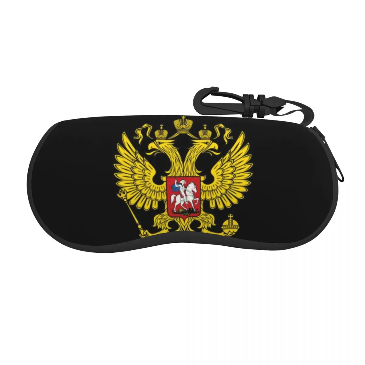 Coat Of Arms Of Russia Eyeglass Glasses Case Women Men Soft Emblem Of Russian Federation Sunglasses Protective Pouch