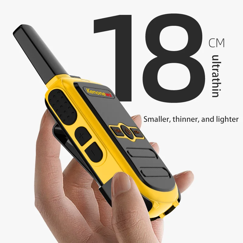 2024 Mini Walkie Talkie Portable Two Way Radio PMR FRS Radio Comunicador Long Range Kids Walkie-Talkie for Hotel Outdoor Trip