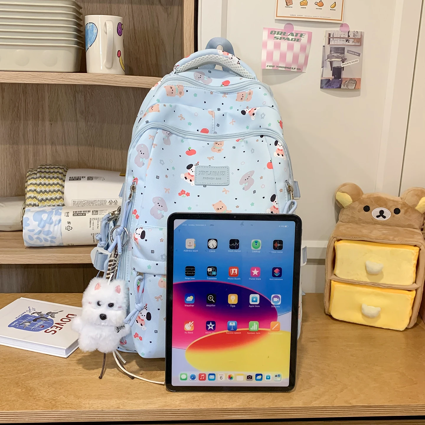 Cute Animal Print Backpack Wom - огляд і ціна School Backpack Teen
