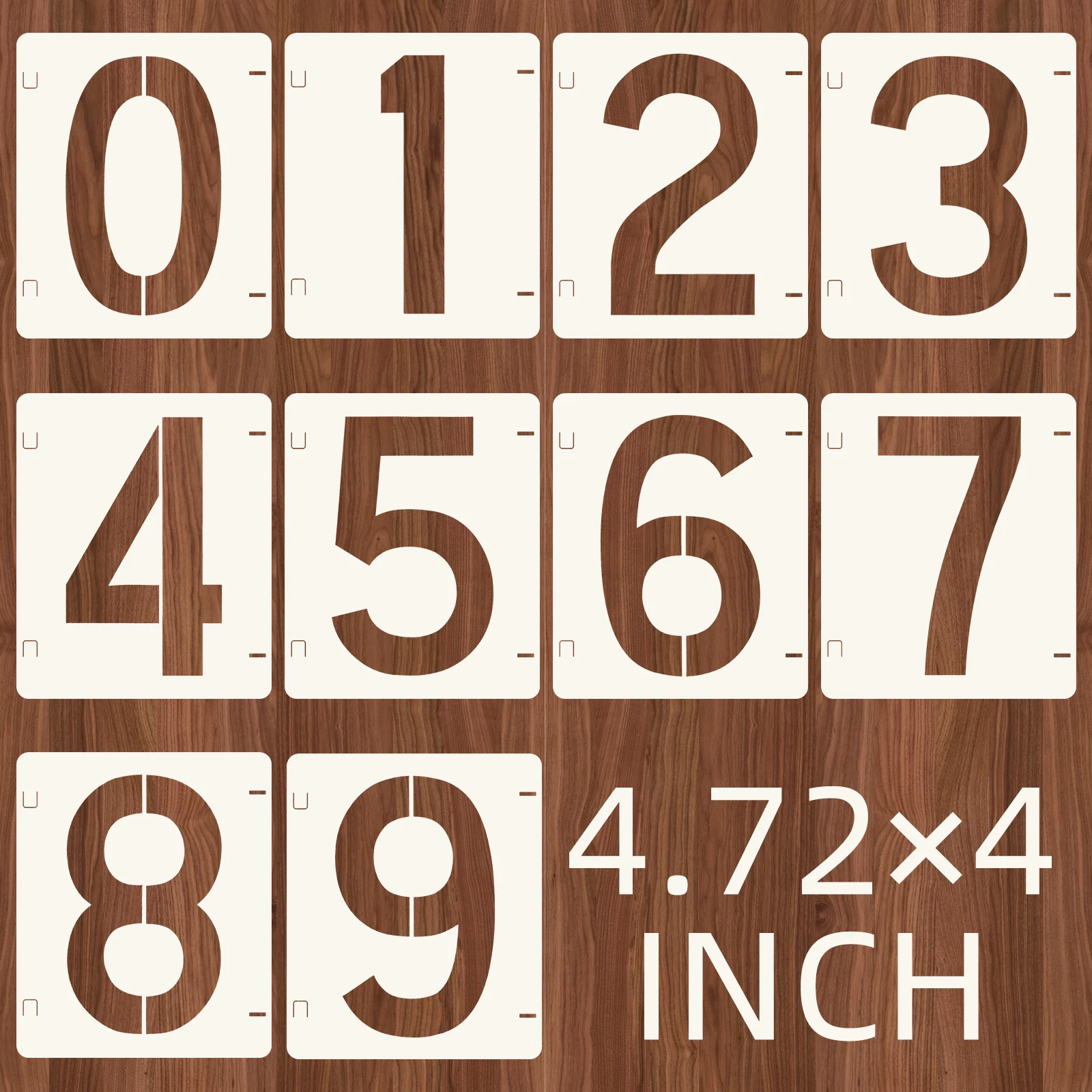 

Number Templates For Kids Reusable Plastic Stencils Large Painting Tools Diy Crafts Graffiti Stencil Sheets Toddler Art