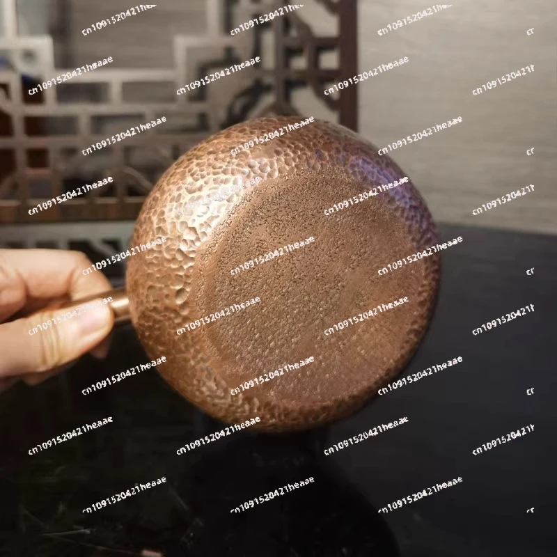 Suitable for red copper  make old side pot  bake color side pot to boil teapot hammer evenly tea set to divide teapot