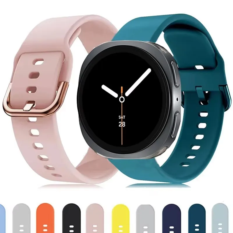 

Silicone Strap For Samsung Watch 8 Classic/Ultra 2025 Sport No Gaps Sports watch strap For Galaxy Watch 8 40mm 44mm Accessories