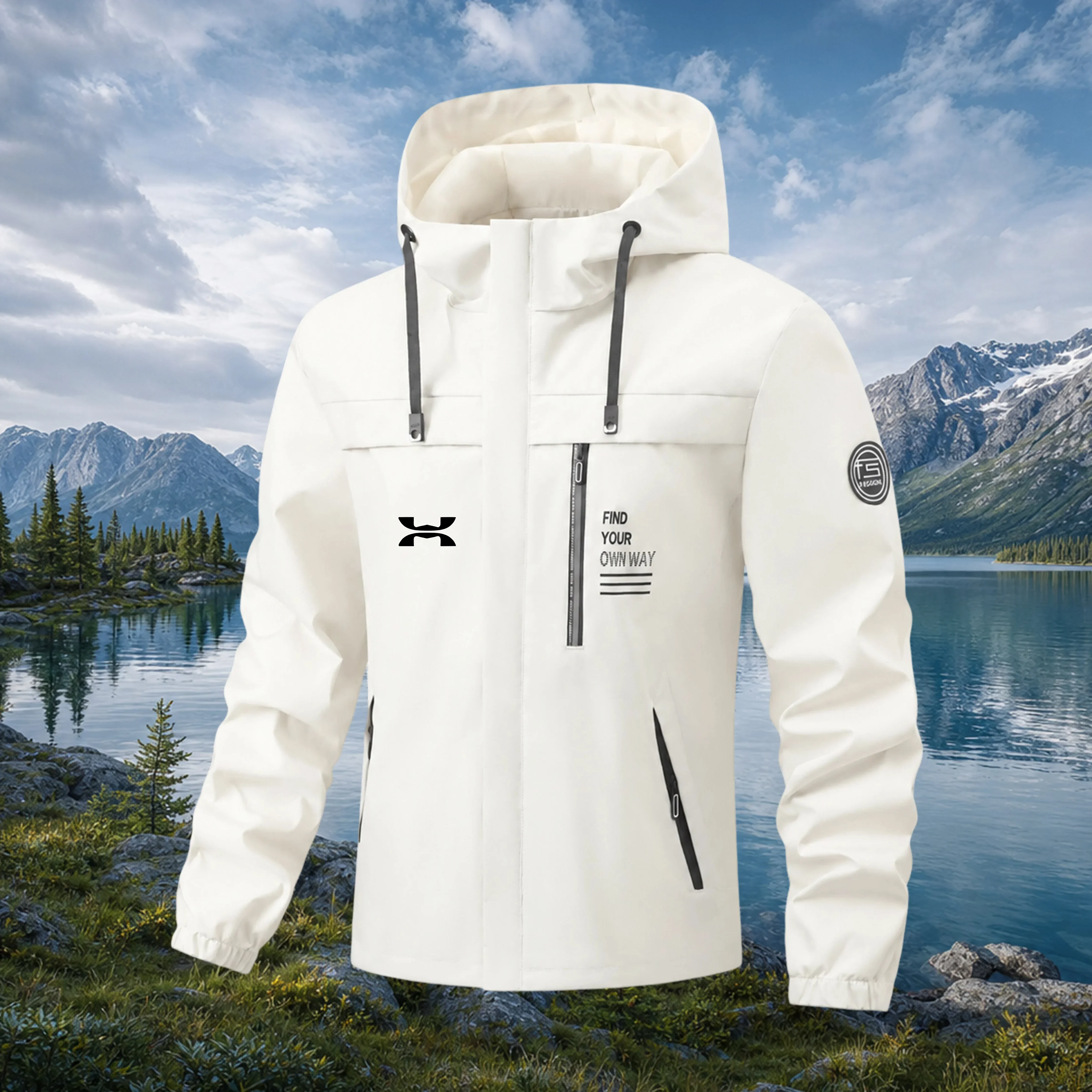 Winter Jacket Men Warm Coat Thick Fleece Male Zipper Hooded Jackets Casual Hooded Sportswear Outerwear Long Sleeves Sports Hoody