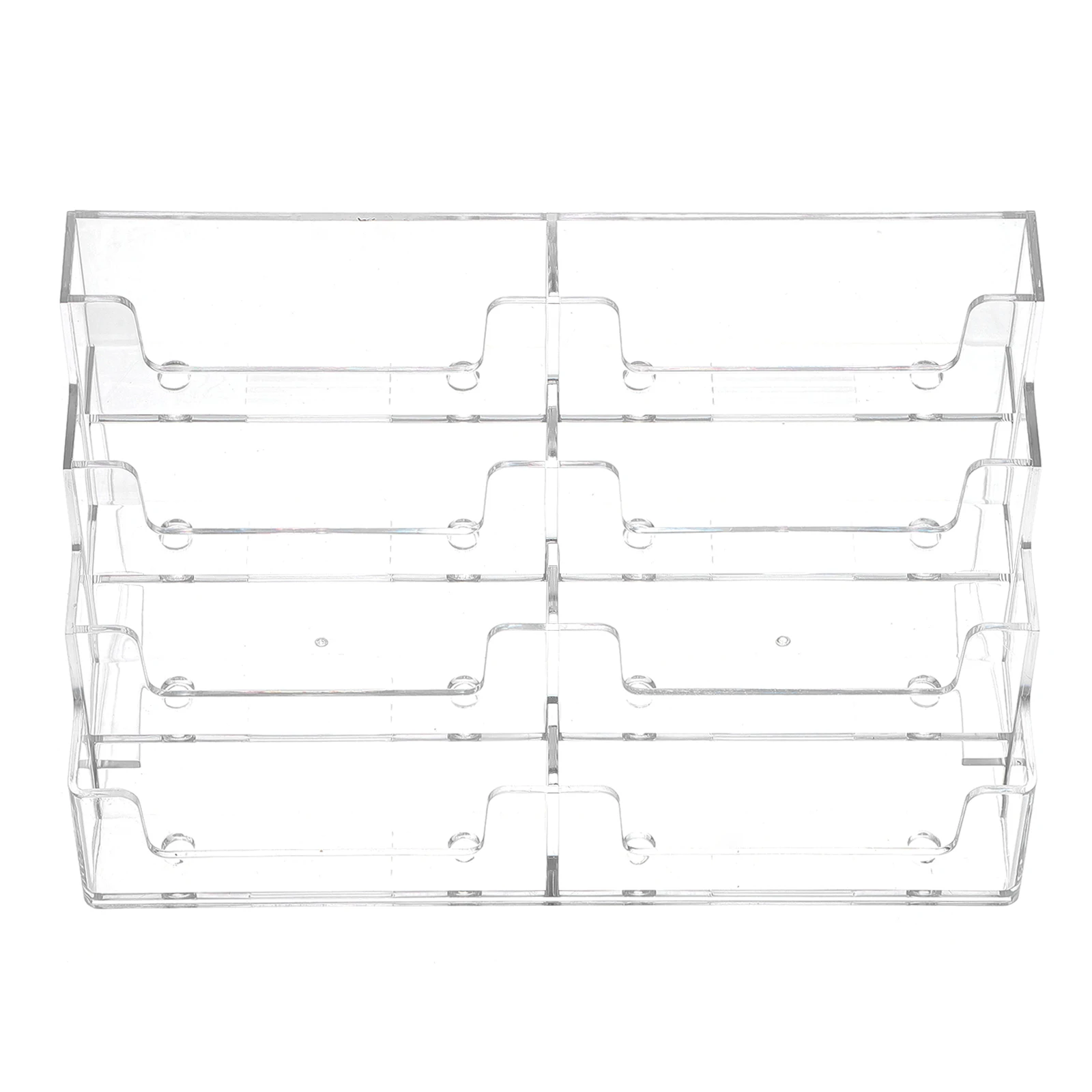 1 قطعة علبة الأعمال صندوق تخزين الجدول الشفاف للملاحظات صور المذكرات درج مكتب منظم استخدام حامل الاسم