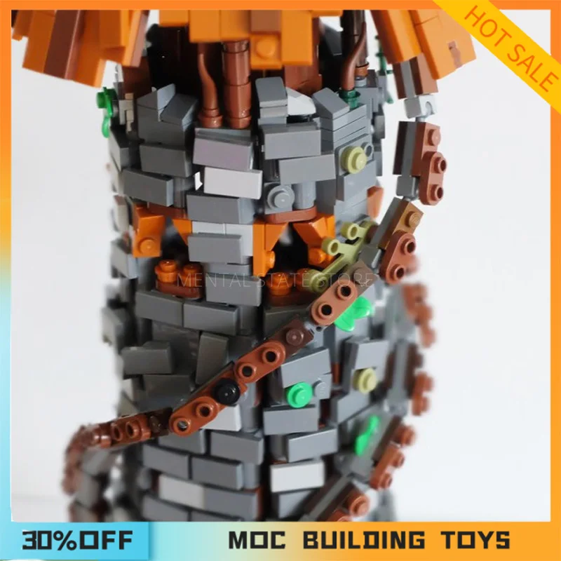 1757PCS Customized MOC Merlins Tower Streetscape Model Building Blocks Technology Bricks DIY Creative Assembly Toys Holiday Gift