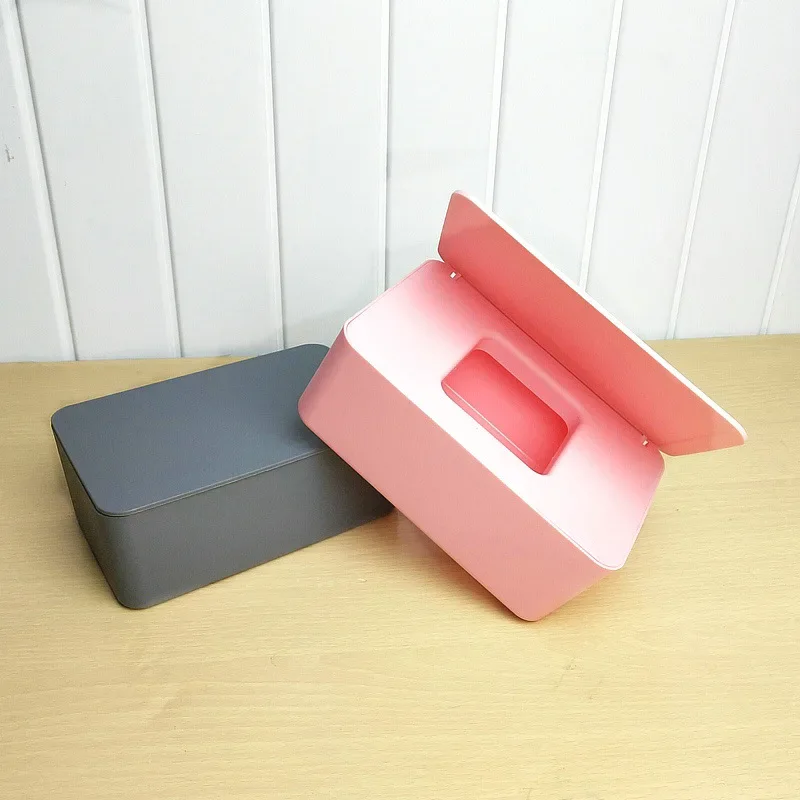 Tissue Box Wet Wipes Dispenser Holder Dry Wet Tissue Paper Case Box Wipes Napkin Storage Box Holder Container MJ80611