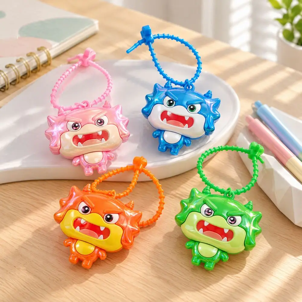 Keyring Shake Activated Squeaky Keychain Beeping Sound Portable Fidget Cartoon Cute Shake Sound Keychain Kids