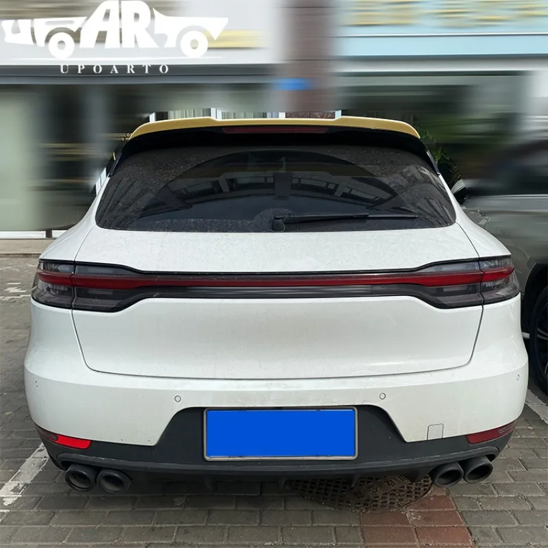 Good Craft Car Paint Decoration ABS Plastic Rear Top Wing Roof Spoiler For Porsche Macan 2014 2015 2016 2017-2021