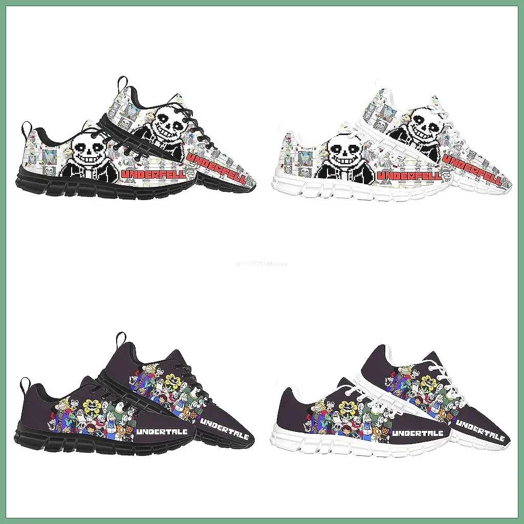 

Кроссовки Undertale Sans Skull | Мультяшный игровой персонаж | Обувь на шнуровке на заказ для мужчин и женщин