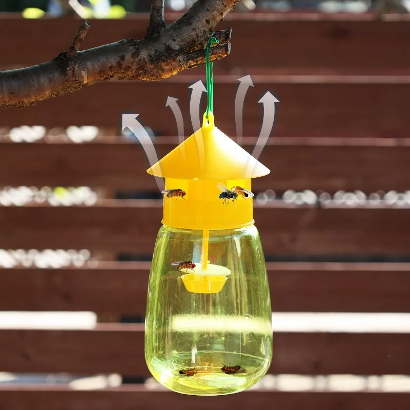 Pheromone Fruit Fly Trap Attractant Kit Lure Cartridge Plastic Reusable Outdoor Orchard Garden Pest Control for Citru Mango Crop