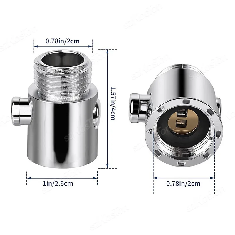 Shut-off Valve Flow Limiter Shower Head One-Button Pause Water Stop Valve for Shower Head Hand Shower Bathroom Accessories