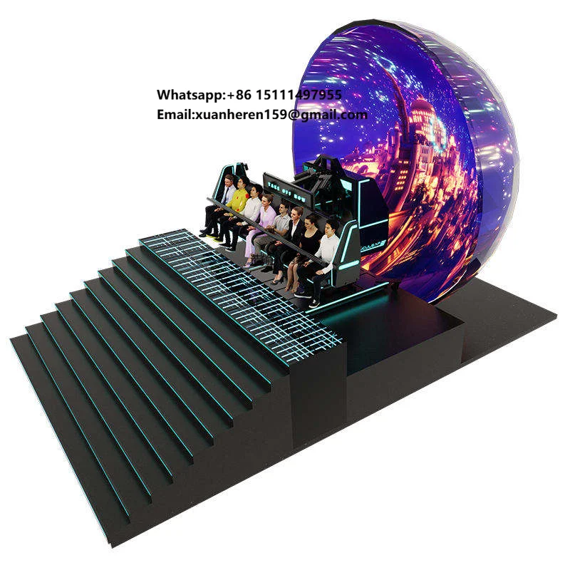 Fly World 360/4K/IMAX/3D VR Flying Theater Immersive Indoor Dome Experience Custom LED Screen Manufacturer Cinema