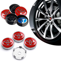 4Pcs 60MM Car Wheel Center Hub Caps Logo Badge Cover For Toyota Corolla Camry Rav4 Yaris Hilux Prius Auris TRD Prado GR Sport