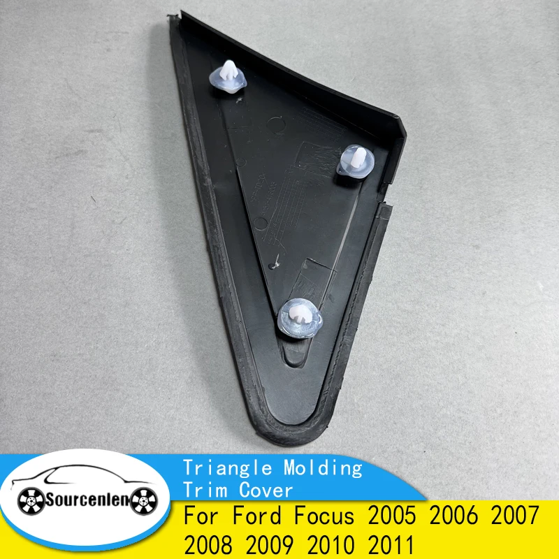 For Ford Focus 2005 2006 2007 2008 2009 2010 2011 Car Rearview Wing Door Side Mirror Corner Triangle Molding Trim Cover Lid Cap