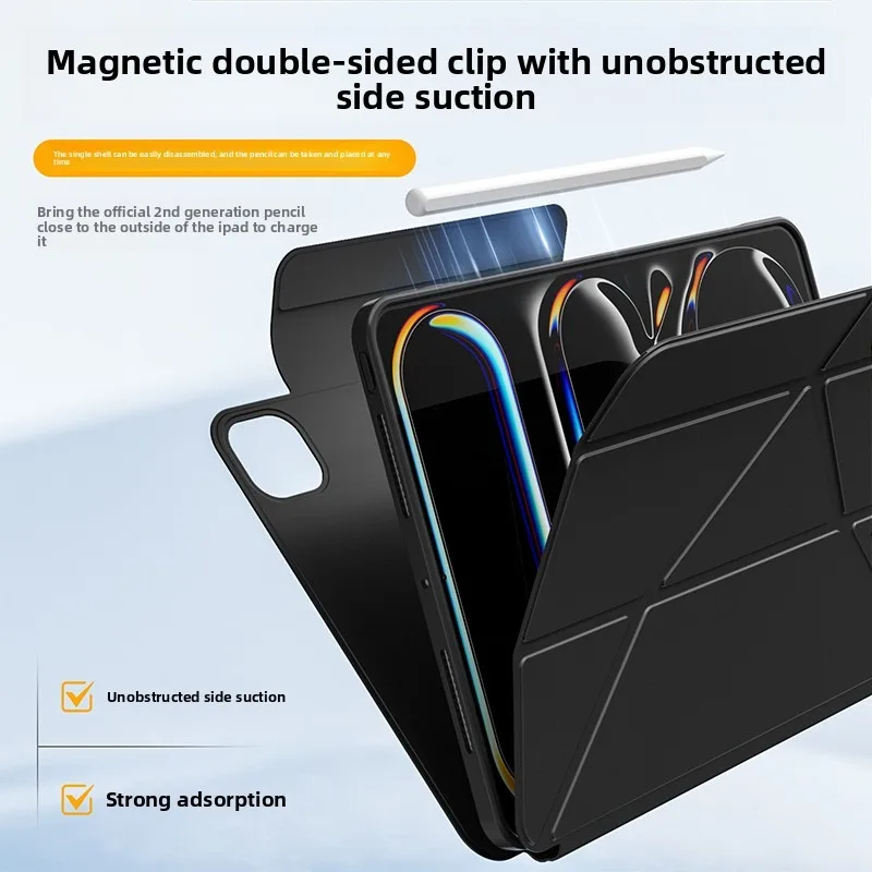For IPad Air 5 Air 11 A16 11th IPad Pro 11 12.9 13 10 Gen 10.5 10.2 9th 8th 6th 5th 9.7 Mini 7 6 5 4 Smart Case with Pen Holder
