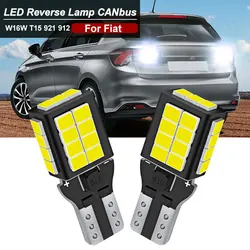 2Pcs LED Reverse Light Blub CANbus No Error For Fiat 500 500C 500L Ducato Panda 2013-2019 Punto Tipo 2015-2017 T15 W16W 2700lm
