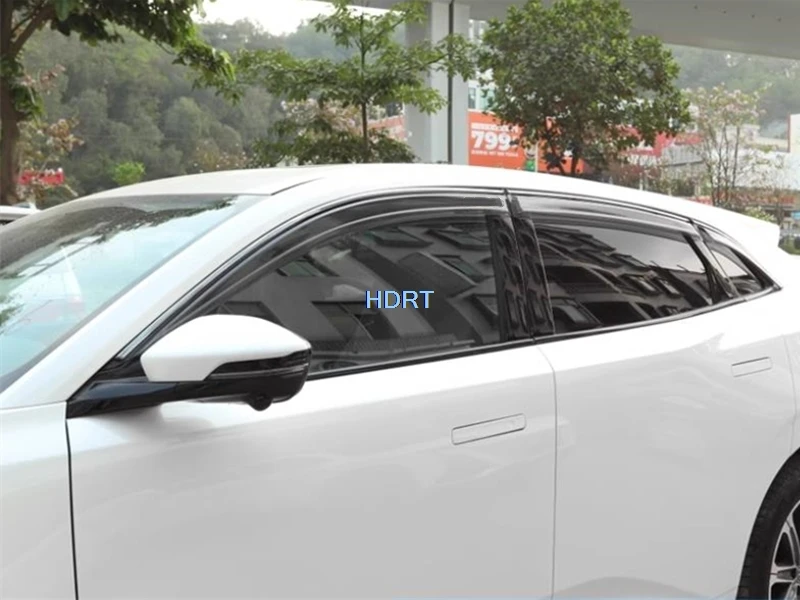 Car Styling Accessories For Changan UNI-K UNIK 2021 + Window Visor Vent Shade Sun Rain Screen Shelter Guard Weather Shield Cover