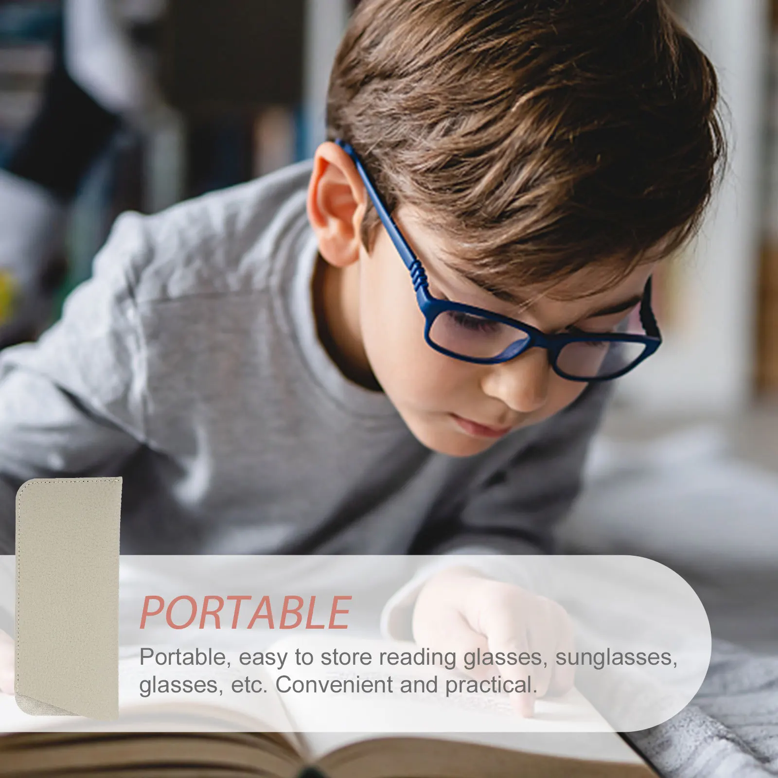 

Reading Glasses Bag Soft Eyeglass Case Pouch Anti-Scratch Glasses Storage Sleeve For Travel Sunglasses Holder