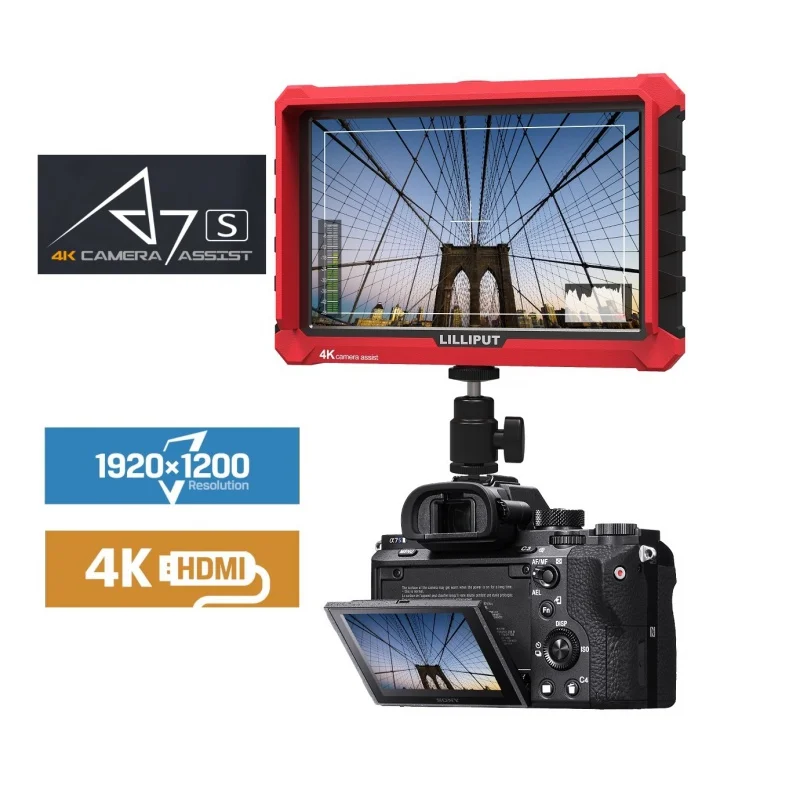 

LILLIPUT full HD 7 "4K HDMI SLR Micro монитор камера Дисплей A7S