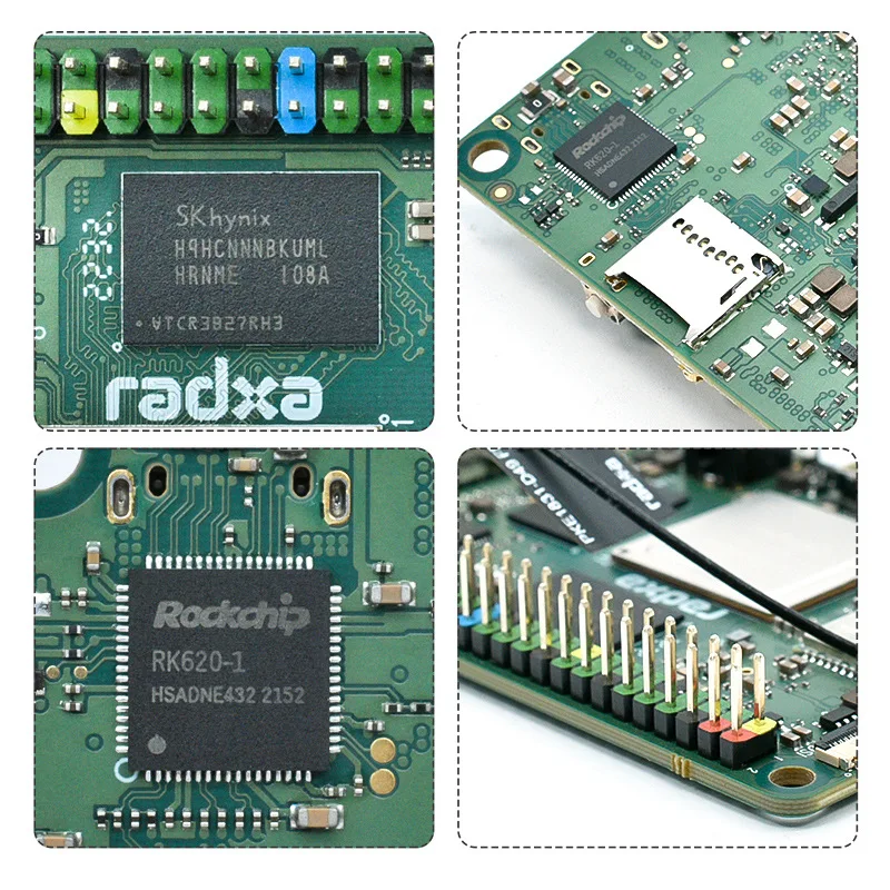 Rock pi 4 PlusRuixinweirk3399Development Board Six-Core Motherboard AndroidUbuntuCompatible with Raspberry Pi