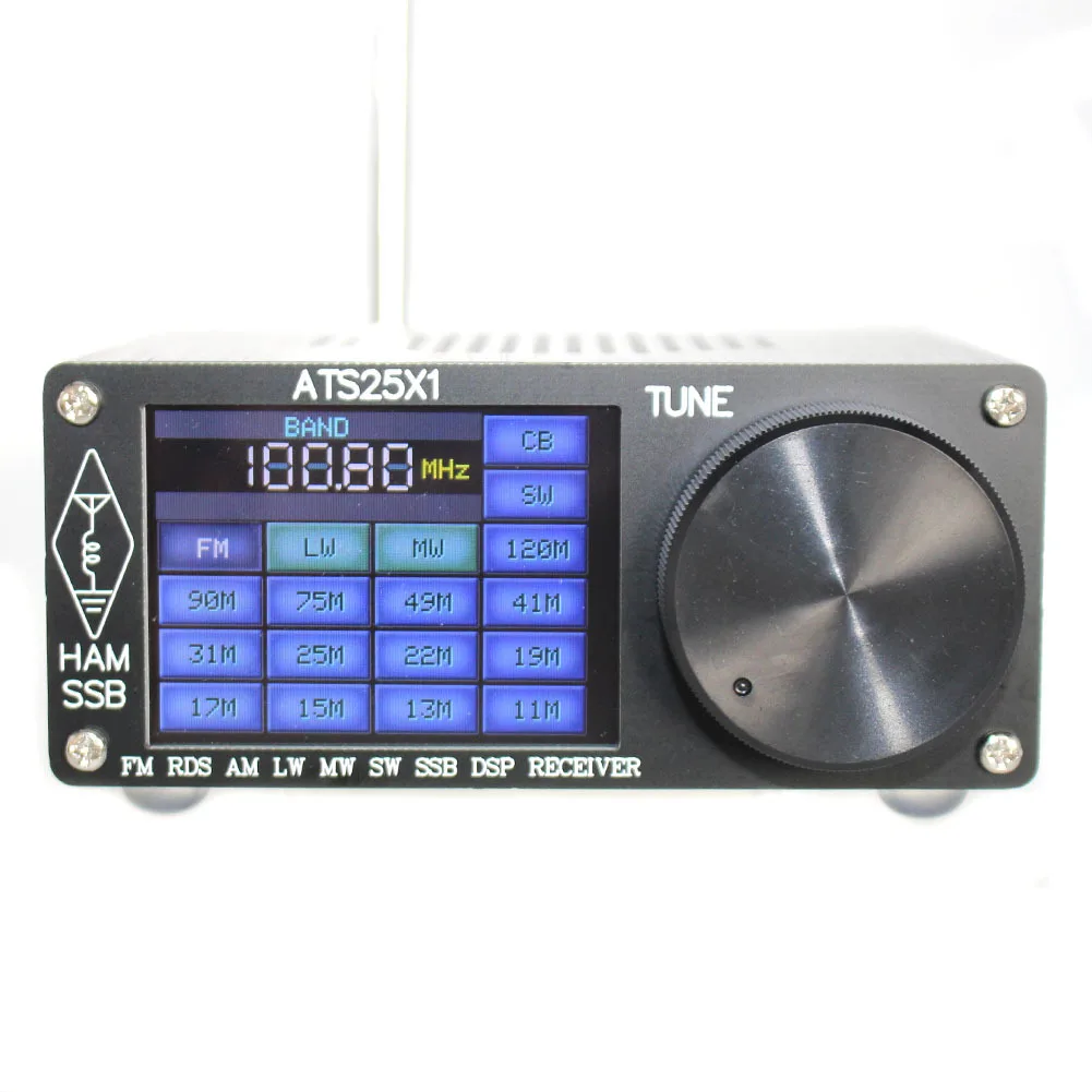 ATS25X1 DSP マルチバンド受信機 Amazon.com: ATS25X1 Multiband Radio Receiver Aluminum Alloy
