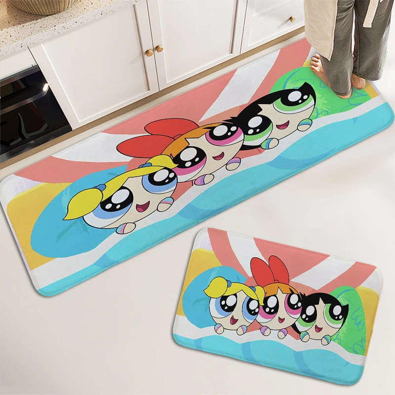 Kitchen Treadmill Rugs A-The Powerpuff Girlss Useful Things for Home Decorations Modern Home Decoration Floor Mat Front Door Mat