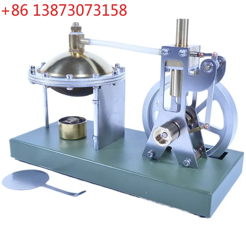 QX-M-ZQJ-07 Steam Engine Model Toy Gift Full Metal Creative Engine Model Boiler Steam Power Firepower Laboratory Teaching Aids