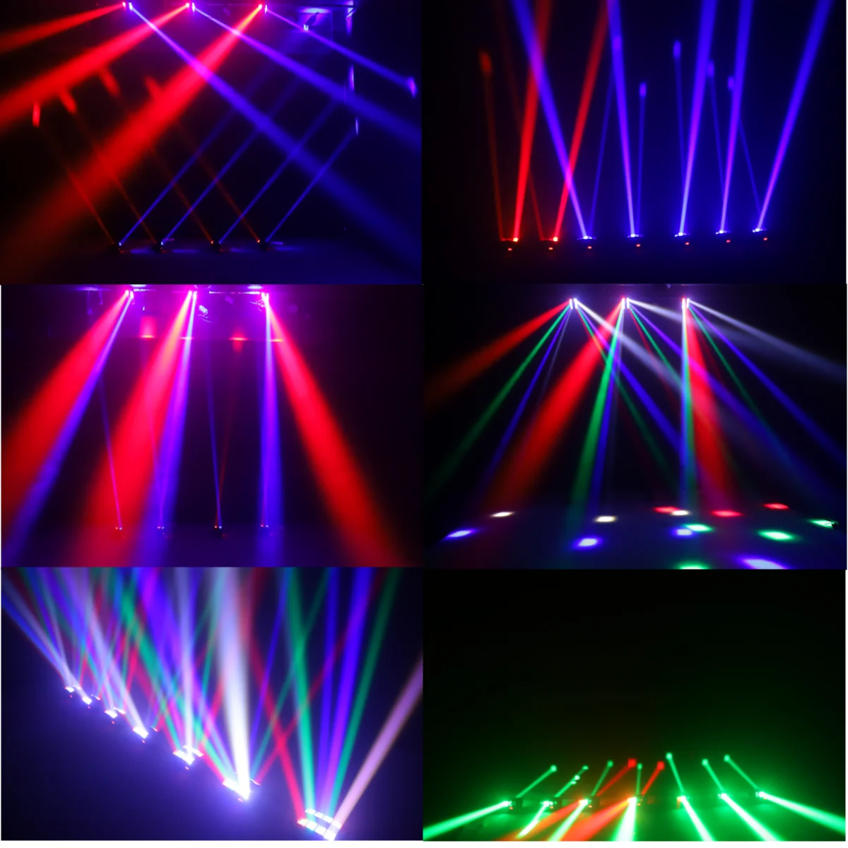 Imagem -06 - Moving Head Led Spider Light Rgbw Party Light dj Lighting Beam Wash Stage Lighting Flight Case 8x15w 4in 1