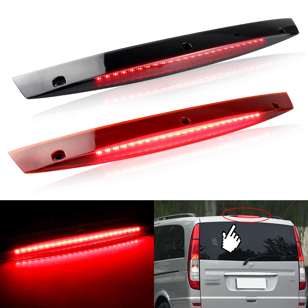 1X High Quality LED High Mount 3rd Third Brake Stop Light For Mercedes For Benz Vito Viano W639 High Level Rear Tail Signal Lamp