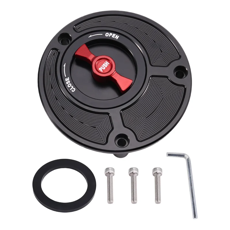 

A58X-Aluminum Alloy Fuel Gas Tank Cover Quick Release Rotate Oil Cap For Ducati 748/916/996/998/848/1098S/R/EVO Racing